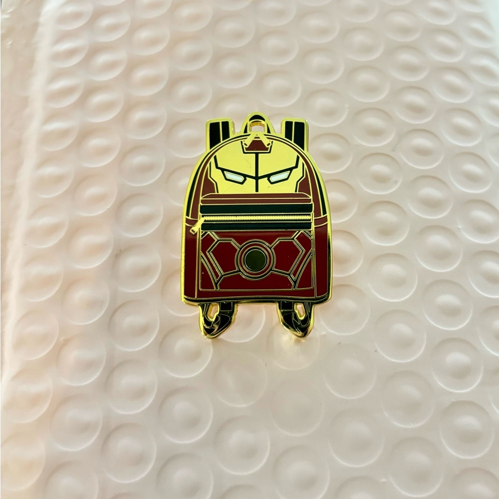 Iron Man Loungefly Backpack Pin